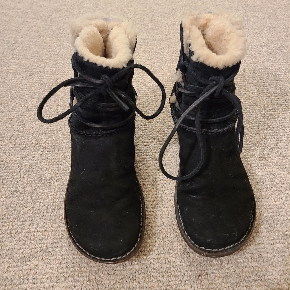 Ugg booties with tassels